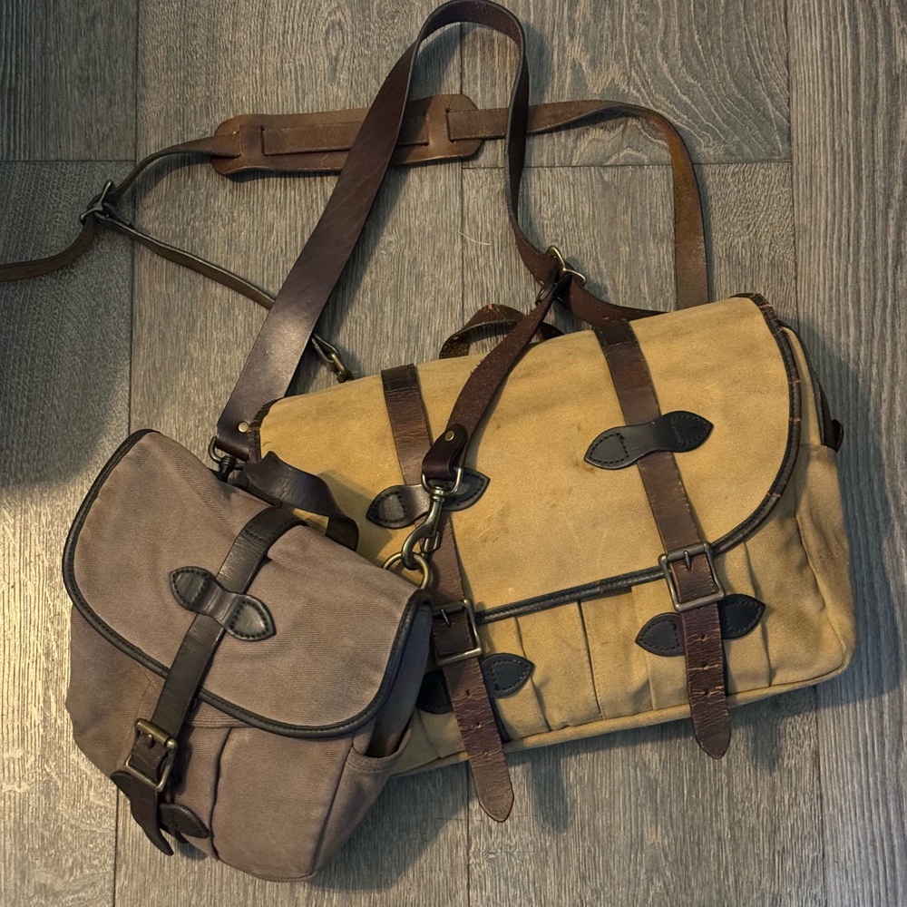 LOT 2 Vintage Filson Rugged Twill Bags